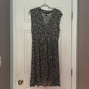 BCBG Dress Leopard Print Size L